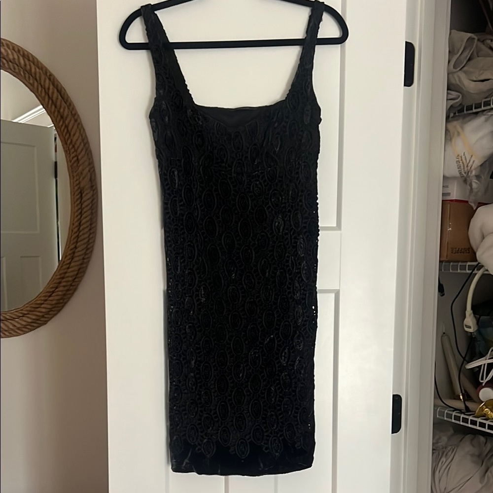 Elegant Black Lace Dress